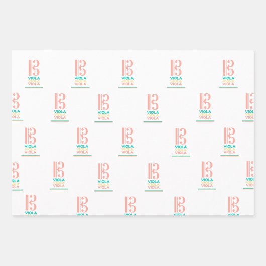 Viola Alto Clef inpakpapier (Voorkant 2)