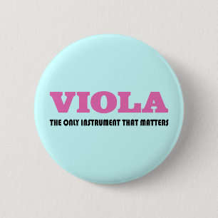 Viola Attitude Music Gift Ronde Button 5,7 Cm