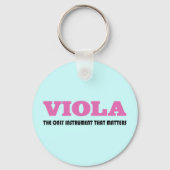 Viola Attitude Music Gift Sleutelhanger (Voorkant)
