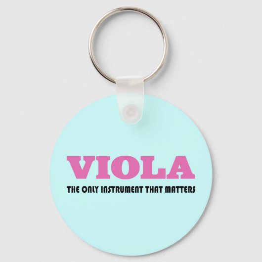 Viola Attitude Music Gift Sleutelhanger (Voorkant)