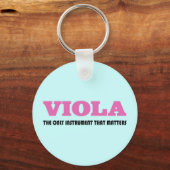 Viola Attitude Music Gift Sleutelhanger (Voorkant)
