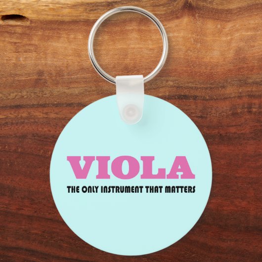 Viola Attitude Music Gift Sleutelhanger (Voorkant)