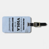 Viola belangrijkste instrument bagagelabel (Voorkant horizontaal)