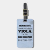 Viola belangrijkste instrument bagagelabel (Voorkant verticaal)