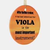 Viola belangrijkste instrument keramisch ornament (Rechts)