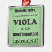 Viola belangrijkste instrument metalen ornament (Links)
