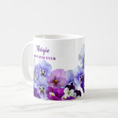 Viola Beste Moeder Ooit Mok Moeder Cadeau Idee (Voorkant links)