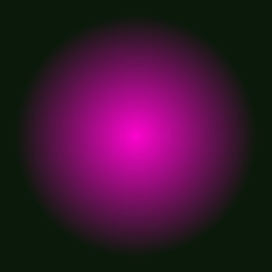 VIOLA BLACK Original Gradient Stretted Canvas RV