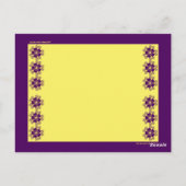 VIOLA-BLADWIJZER BRIEFKAART (Achterkant)