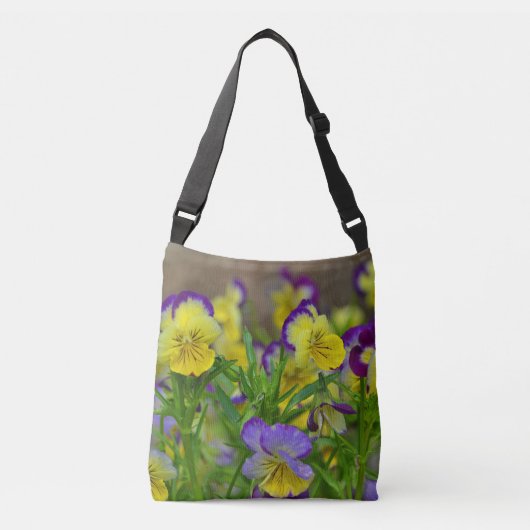 Viola Bloemen Crossbody Tas (Voorkant)