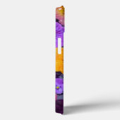 Viola bloemen drijvend in vogelbad met dauw Case-Mate iPhone case (Achterkant / Rechts)