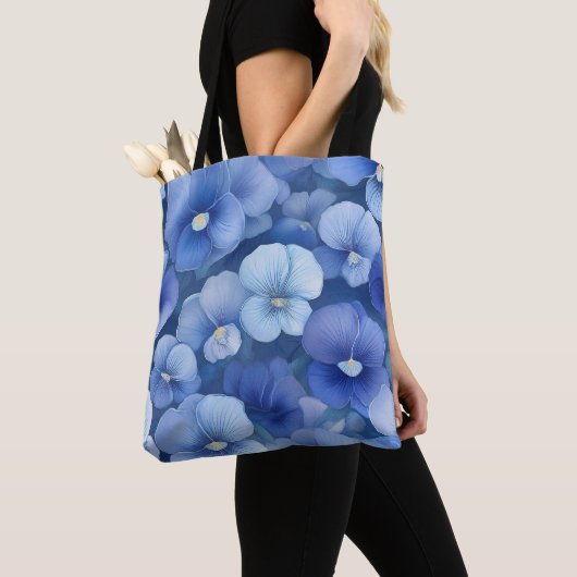 Viola blue tote bag (Dichtbij)