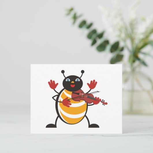Viola Bug Briefkaart (Staand voorkant)