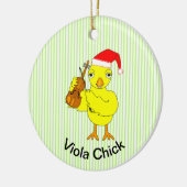 Viola Chick Keramisch Ornament (Links)