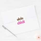Viola Chick Ronde Sticker (Envelop)
