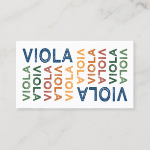Viola Colorful Visitekaartje
