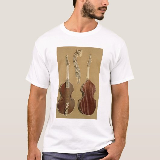 Viola da Gamba, of bass viol, door Joachim Tielke  T-shirt (Voorkant)