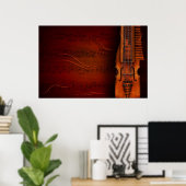 Viola de Teclas (Nyckelharpa) Poster (Thuiskantoor)