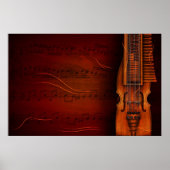 Viola de Teclas (Nyckelharpa) Poster (Voorkant)