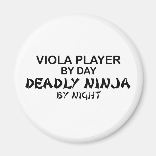 Viola Deadly Ninja bij nacht Magneet (Voorkant)