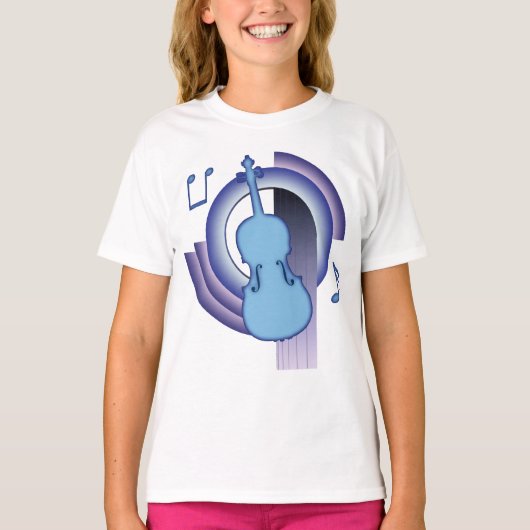 Viola Deco2 T-shirt (Voorkant)