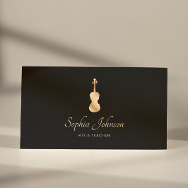 Viola Docent Gold Professional Visitekaartje