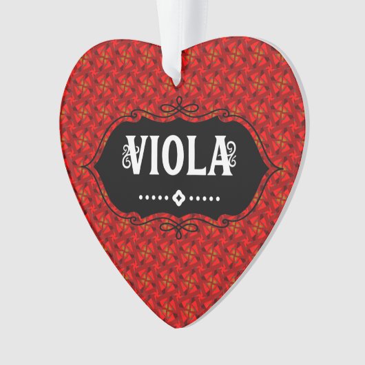 Viola Embleem Ornament (voorkant)