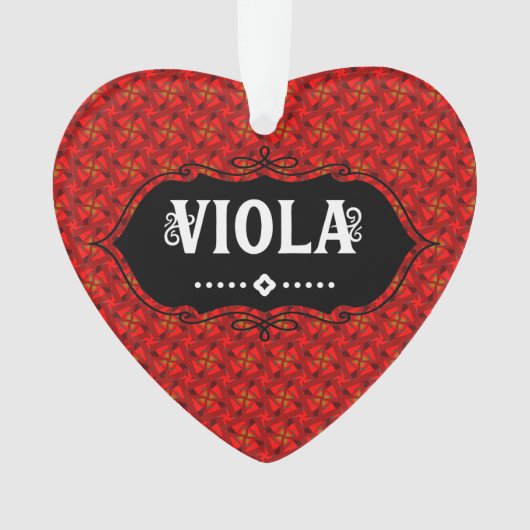 Viola Embleem Ornament (voorkant)