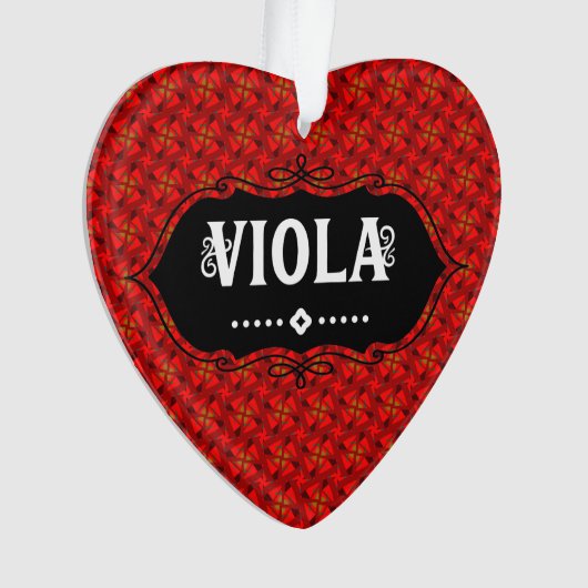 Viola Embleem Ornament (voorkant)