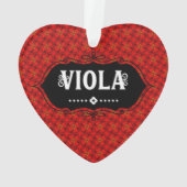 Viola Embleem Ornament (achterkant)