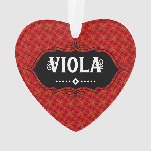 Viola Embleem Ornament (achterkant)