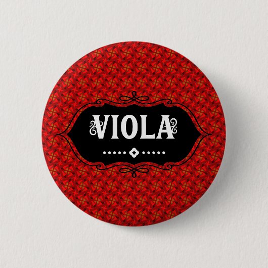 Viola Embleem Ronde Button 5,7 Cm (Voorkant)