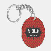 Viola Embleem Sleutelhanger (Voorkant Links)