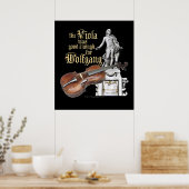 Viola en Mozart Poster (Keuken)