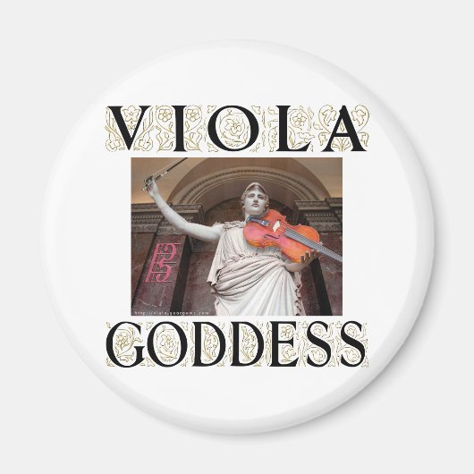 Viola Goddess Magneet (Voorkant)