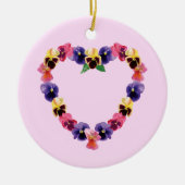 Viola Hart Keramisch Ornament (Voorkant)