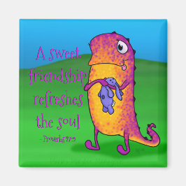 Viola het monster, w / quote magneet