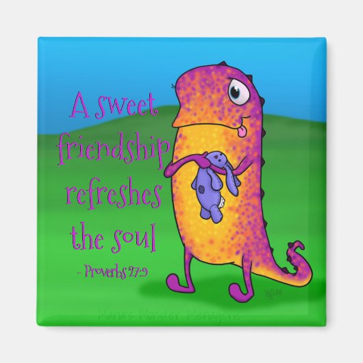 Viola het monster, w / quote magneet (Voorkant)