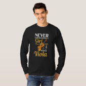 Viola Instrument Music Notes Player Lesson Beginne T-shirt (Voorkant volledig)