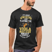 Viola Instrument Music Notes Player Lesson Beginne T-shirt (Voorkant)