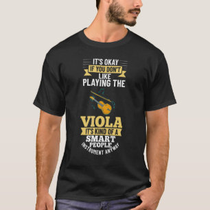 Viola Instrument Muzieknoten Player Lesson Beginne T-shirt