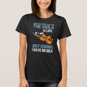 Viola Instrument Muzieknoten Player Lesson Beginne T-shirt