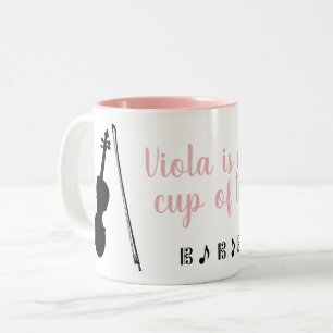 Viola is Mijn beker van de Mok van Tea (roze)