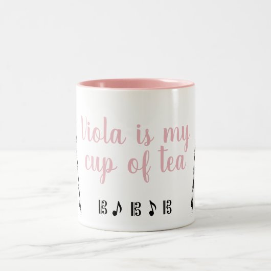 Viola is Mijn beker van de Mok van Tea (roze) (Center)