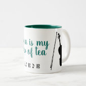 Viola is mijn kopje thee (groene) Mok (Voorkant rechts)