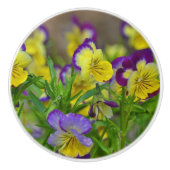 Viola keramische knop (Voorkant)