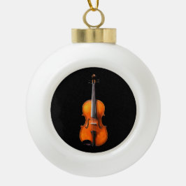 Viola Kerstmis/Vakantiesversier Keramische Bal Ornament