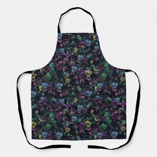 Viola Keuken Schort (vintage stijl) (Voorkant)