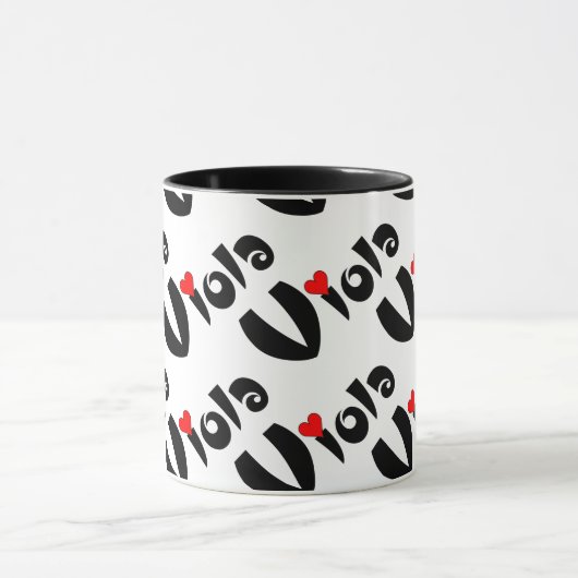 Viola klein hart mok (Midden)