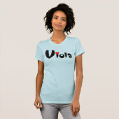 Viola klein hart t-shirt (Voorkant volledig)